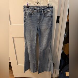 American Eagle Outfitters Light Blue Flare Jeans